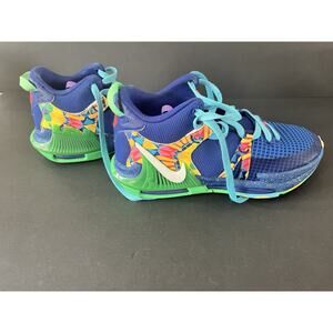 Nike LeBron Witness 7 Kaleidoscope Basketball Sneakers DQ8650-400 Youth 5.5Y